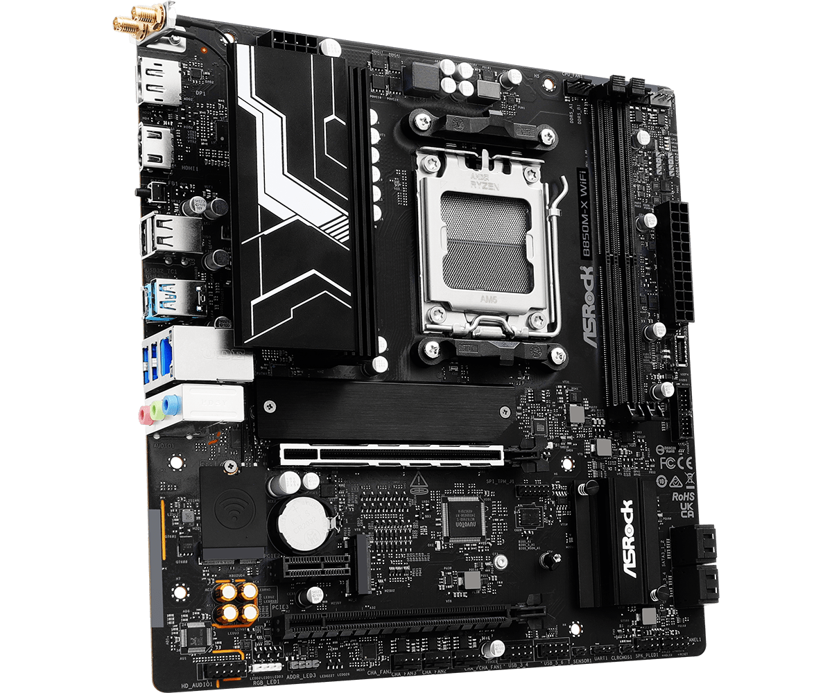 ASROCK nuevo B850M-X WIFI 6E A - X870E Atx Motherboard reseña y precio